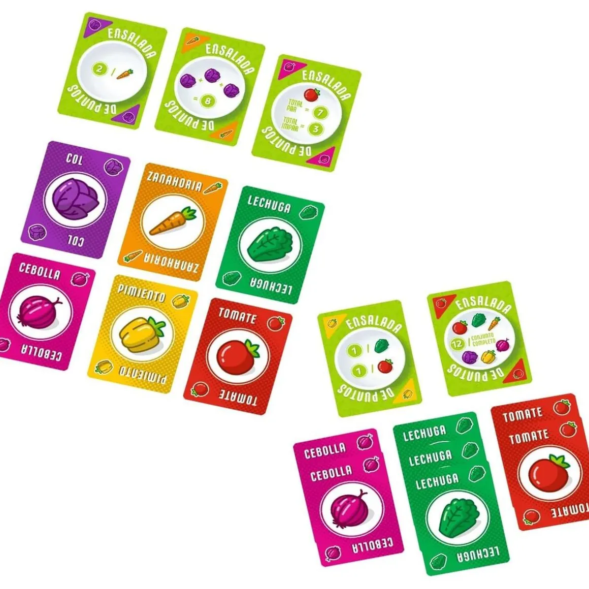 Ensalada De Puntos Juego Cartas