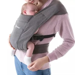 Ergobaby - Mochila Portabebé Embrace Cotton Gris