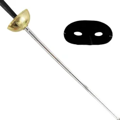 Espada con máscara de mosquetero