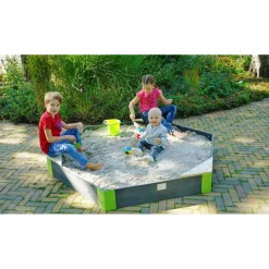 Exit - Arenero de madera Aksent Hexágono 200 x 170 cm