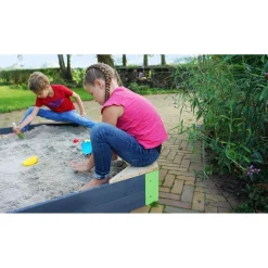 Exit - Arenero de madera Aksent Hexágono 200 x 170 cm