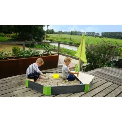 Exit - Arenero de madera Aksent Velero 190 x 90 cm