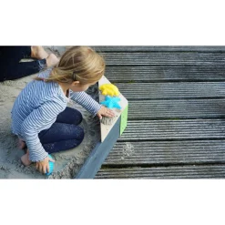 Exit - Arenero de madera Aksent Hexágono 160 x 140 cm