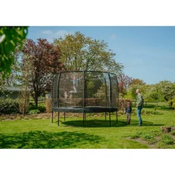 Exit - Cama elástica Allure Premium 366 cm verde