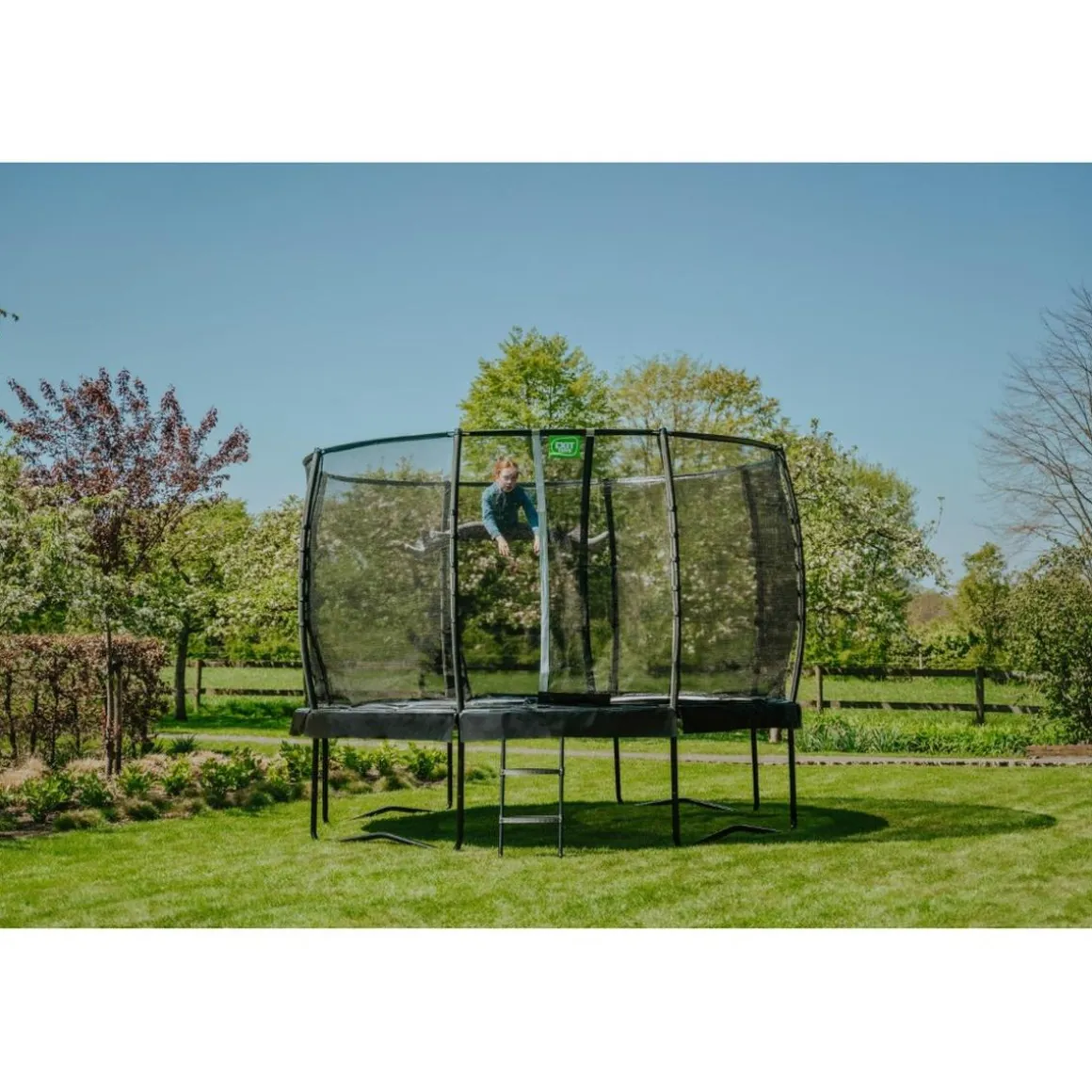 Exit - Cama elástica Allure Classic 427 cm verde