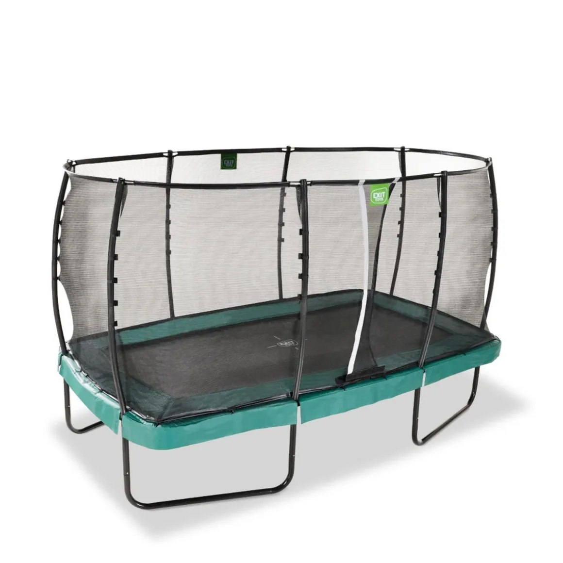 Exit - Cama elástica Allure Premium 244 x 427 cm verde