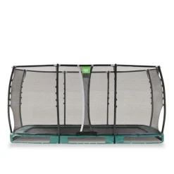 Exit - Cama elástica de suelo Allure Premium 244 x 427 cm verde