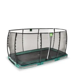 Exit - Cama elástica de suelo Allure Premium 244 x 427 cm verde