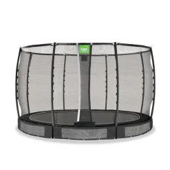 Exit - Cama elástica de suelo Allure Premium 366 cm negro