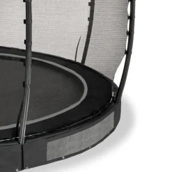 Exit - Cama elástica de suelo Allure Premium 366 cm negro