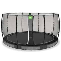 Exit - Cama elástica de suelo Allure Classic 427 cm negro