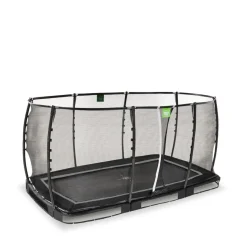 Exit - Cama elástica de suelo Allure Premium 244 x 427 cm negro