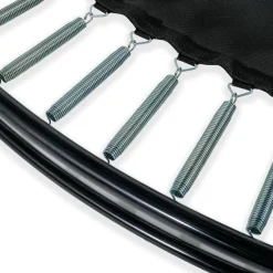 Exit - Cama elástica de suelo Dynamic 427 cm negro con perímetro de seguridad