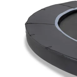 Exit - Cama elástica de suelo Dynamic 305 cm negro con perímetro de seguridad