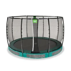 Exit - Cama elástica de suelo Allure Premium 366 cm verde