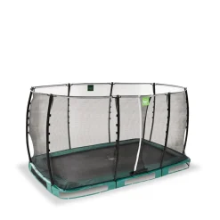 Exit - Cama elástica de suelo Allure Classic 214 x 366 cm verde
