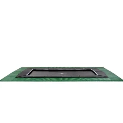 Exit - Cama elástica de suelo Dynamic 305 x 519 cm negro con perímetro de seguridad