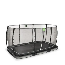 Exit - Cama elástica de suelo Allure Classic 244 x 427 cm negro