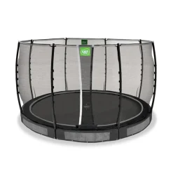 Exit - Cama elástica de suelo Allure Classic 366 cm negro