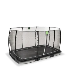 Exit - Cama elástica de suelo Allure Classic 214 x 366 cm negro