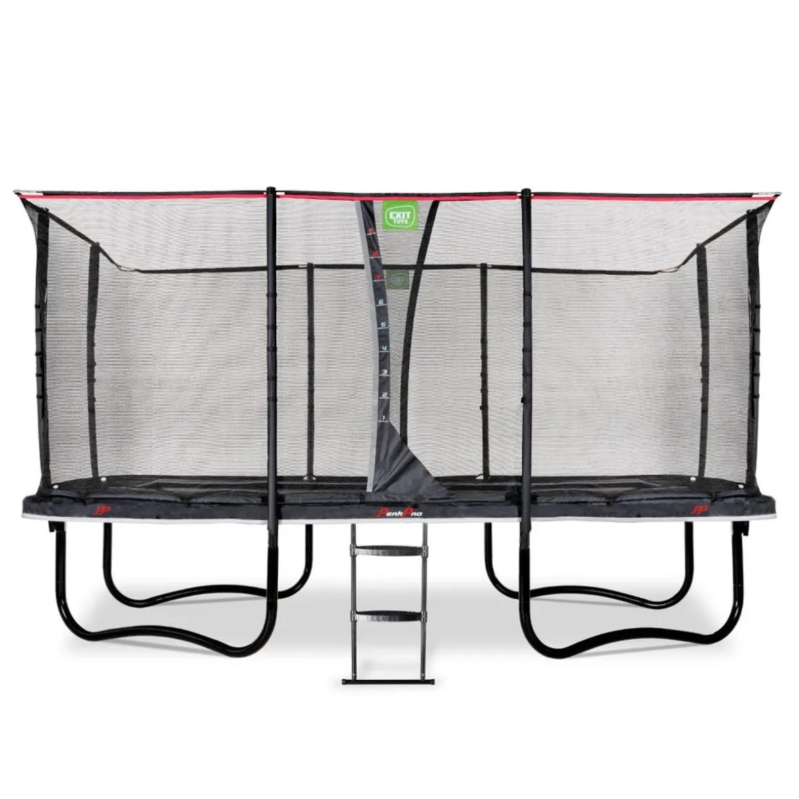 Exit - Cama elástica PeakPro 275 x 458 cm negro