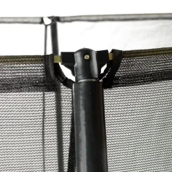 Exit - Cama elástica Silhouette redonda de suelo rosa 183 cm