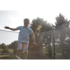 Exit - Cama elástica Silhouette redonda de suelo 244 cm