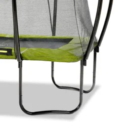 Exit - Cama elástica Silhouette rectangular verde 153 cm