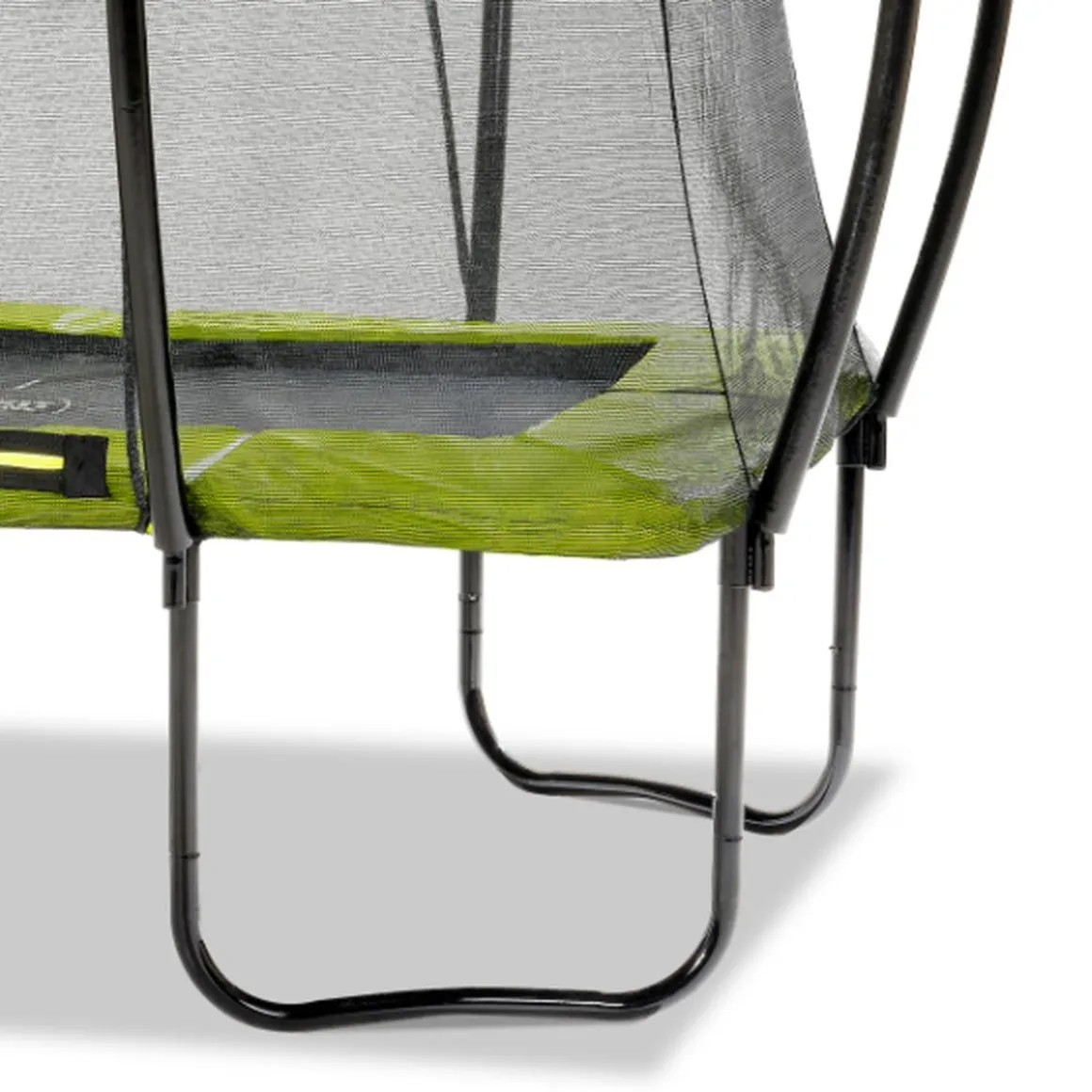 Exit - Cama elástica Silhouette rectangular verde 153 cm