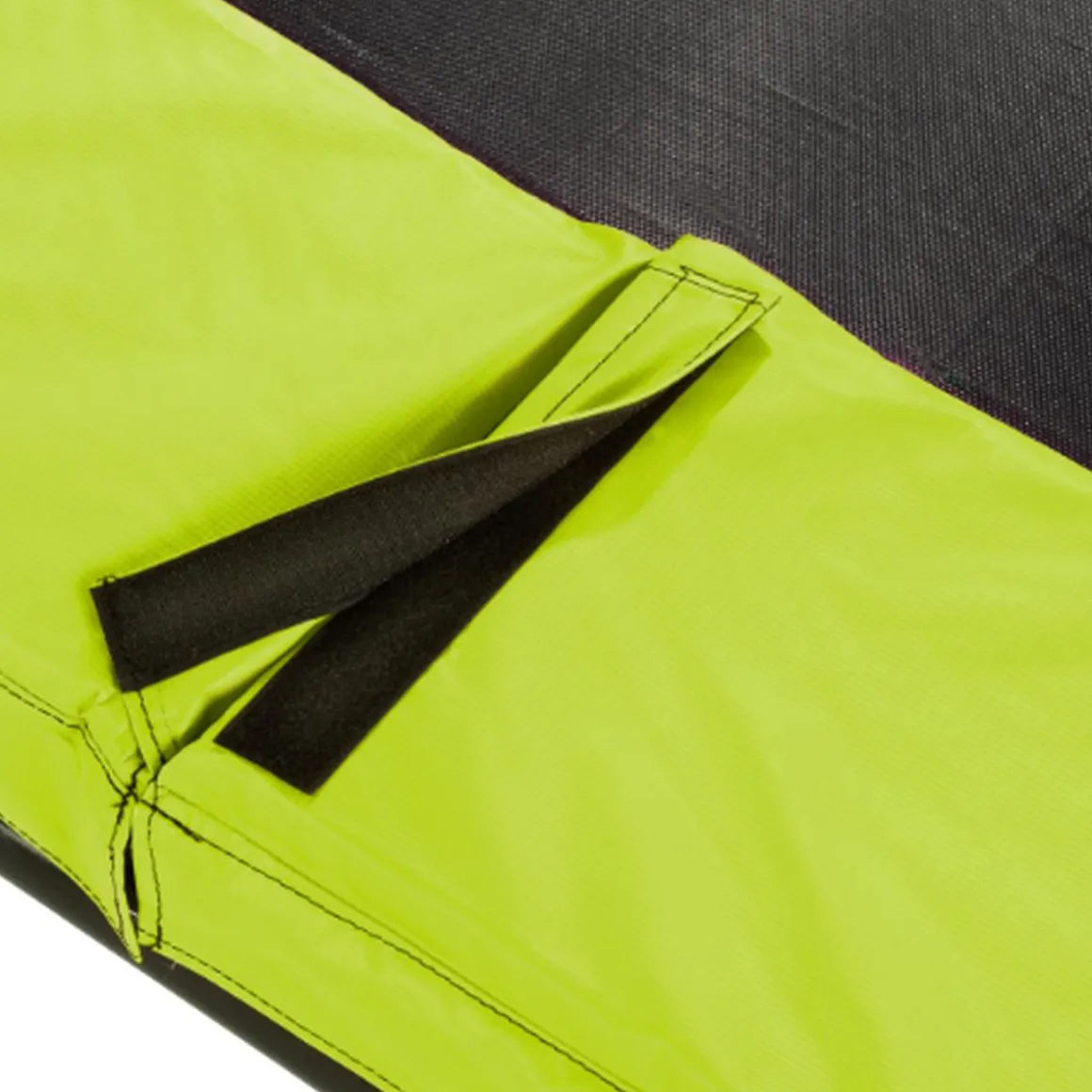 Exit - Cama elástica Silhouette rectangular verde 153 cm