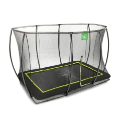 Exit - Cama elástica Silhouette rectangular de suelo 214 cm