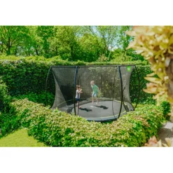 Exit - Cama elástica Silhouette redonda de suelo 427 cm