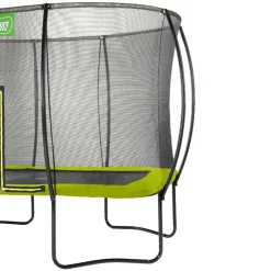 Exit - Cama elástica Silhouette rectangular verde 244 cm