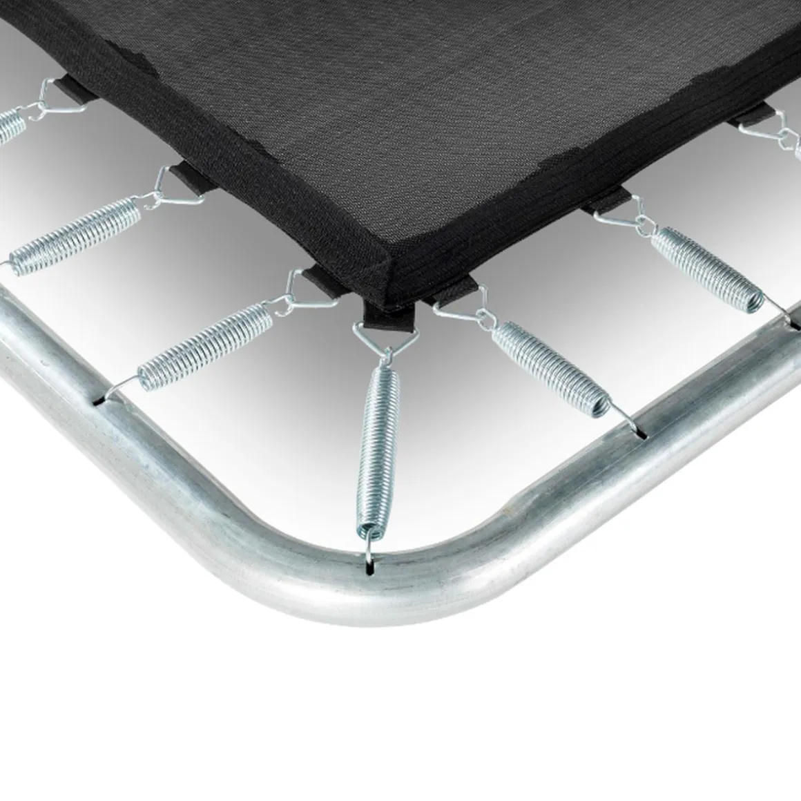 Exit - Cama elástica Silhouette rectangular verde 244 cm