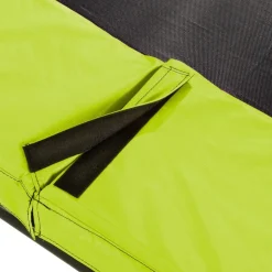 Exit - Cama elástica Silhouette rectangular de suelo verde 214 cm