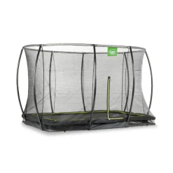 Exit - Cama elástica Silhouette rectangular de suelo 244 cm