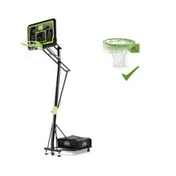 Exit - Canasta de baloncesto con base y aro para mates Galaxy