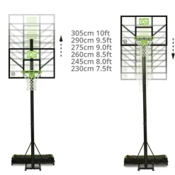 Exit - Canasta de baloncesto portatil Comet