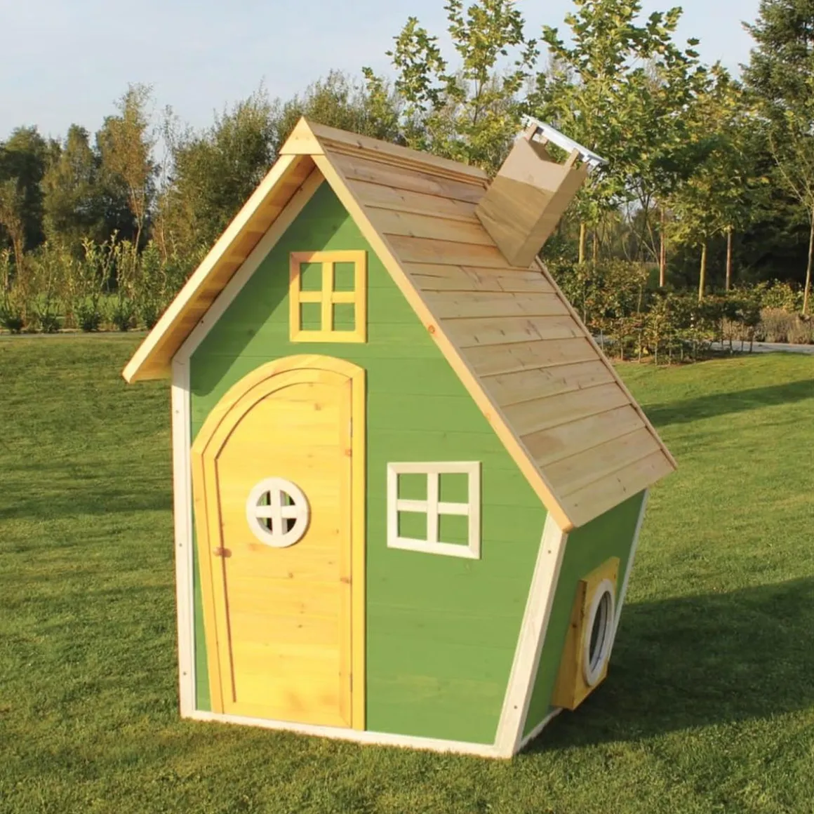 Exit - Casita Fantasía 100 de madera Verde