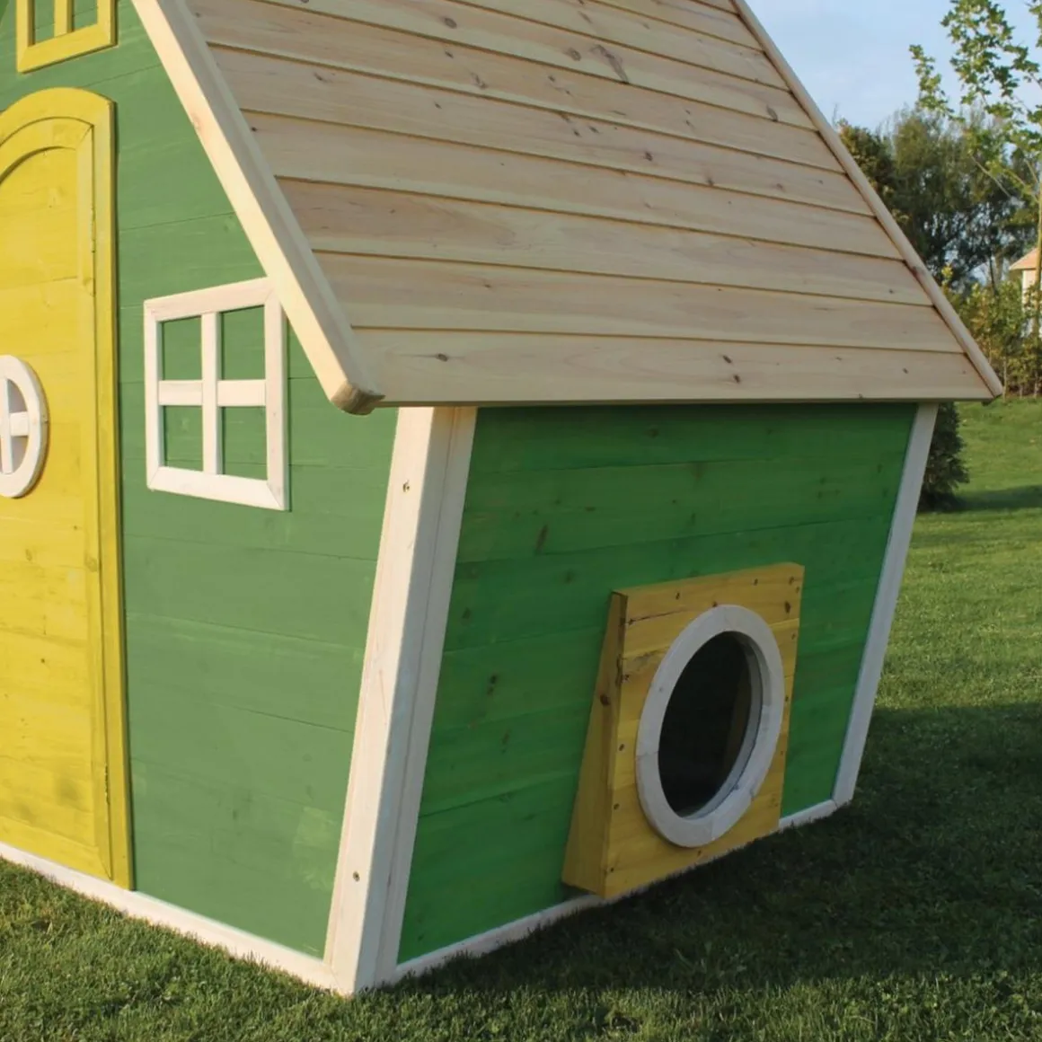 Exit - Casita Fantasía 100 de madera Verde