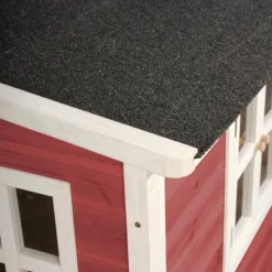 EXIT - Casita Loft de madera roja