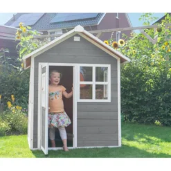 EXIT - Casita Loft de madera gris