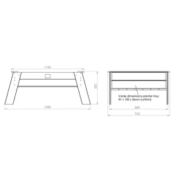 Exit - Mesa arenero Aksent