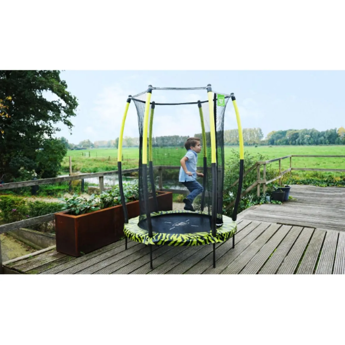 EXIT - Mini Cama elástica redonda 140 cm