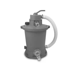 Exit - Piscina Black Leather diámetro 427 x 122 cm con filtro de arena