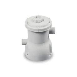 EXIT - Piscina Wood rectangular con cúpula y bomba de filtro 300 x 200 x 65 cm