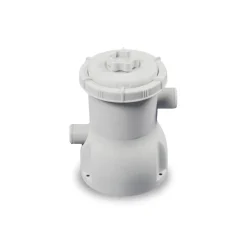 EXIT - Piscina Wood redonda 244 cm con cúpula y bomba de filtro