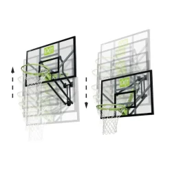 Exit - Tablero de baloncesto Galaxy transparente para pared