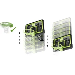 Exit - Tablero de baloncesto Galaxy para pared con aro para mates