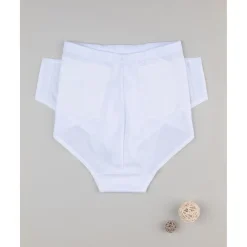 Faja de embarazo blanca con cierre de velcro